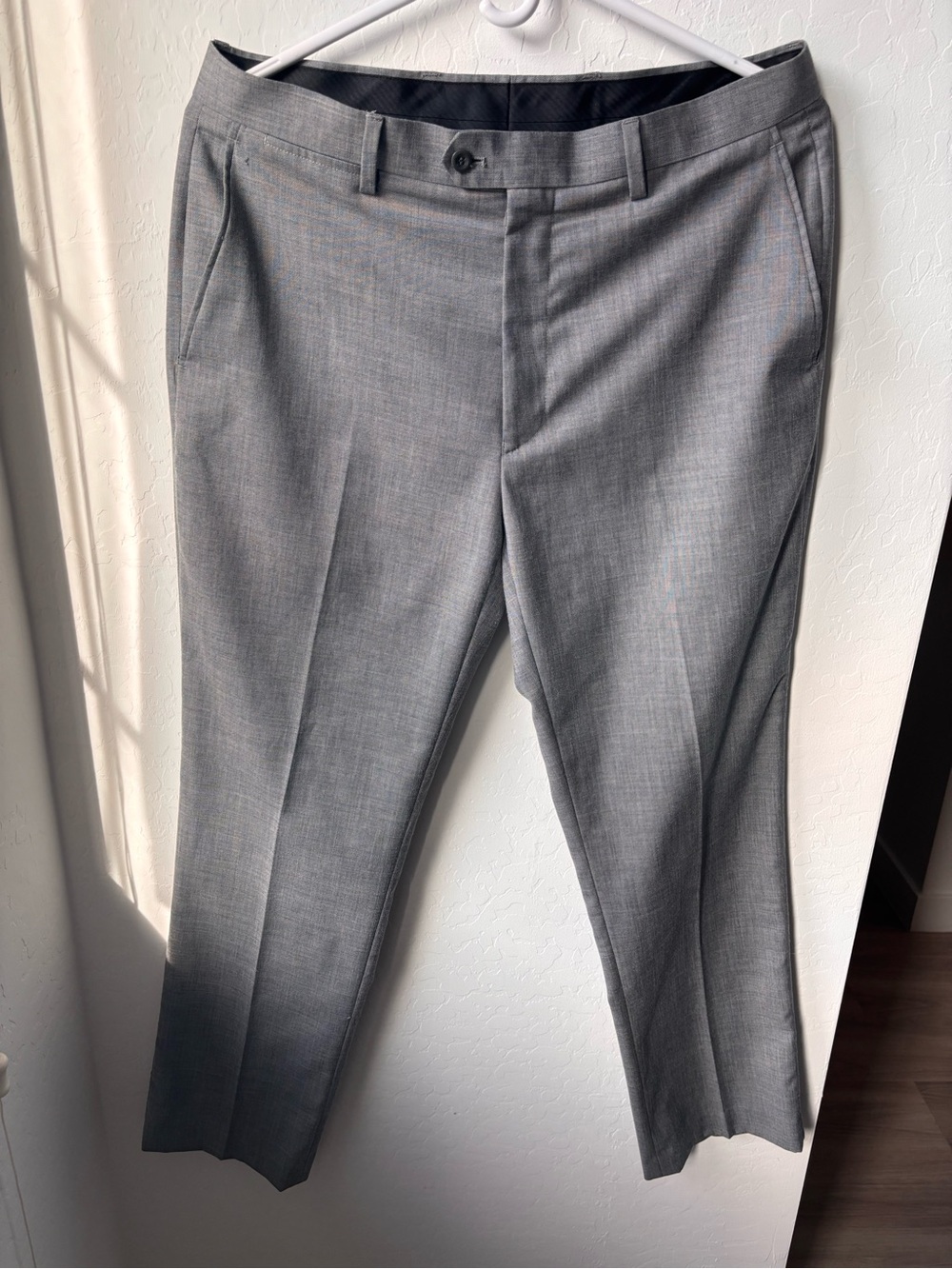 Louis Raphael Gray Dress Pants - Tailored Formal Trousers 36W 31L